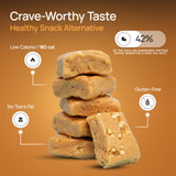 Saveur caramel salé crunch des barres ProGo, dégustation gourmande