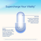 ProHealth CaAKG dosage à 2 capsules, format facile à prendre par jour.