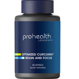 ProHealth Curcumine – bouteille visible, axée sur le cerveau et la concentration
