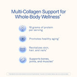 Poudre ProHealth Longevity Collagen se dissolvant sans goût dans eau chaude ou froide