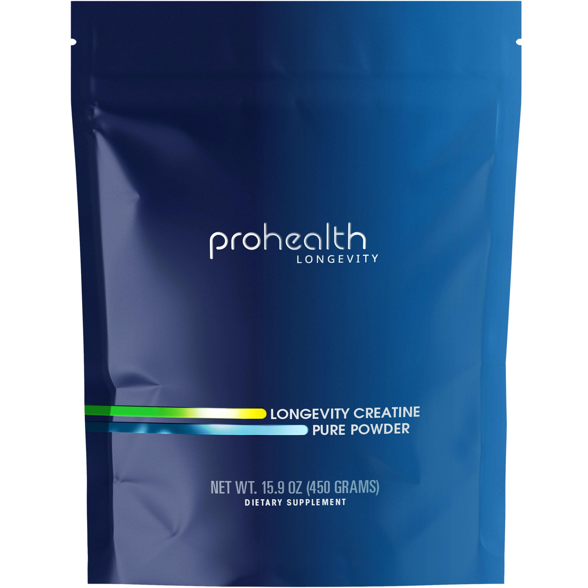 ProHealth Longevity Créatine – bouteille: énergie durable pendant l'entraînement.