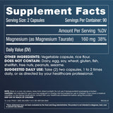 Gros plan sur les comprimés ProHealth Pure Magnesium Taurate, utile pour la relaxation musculaire.