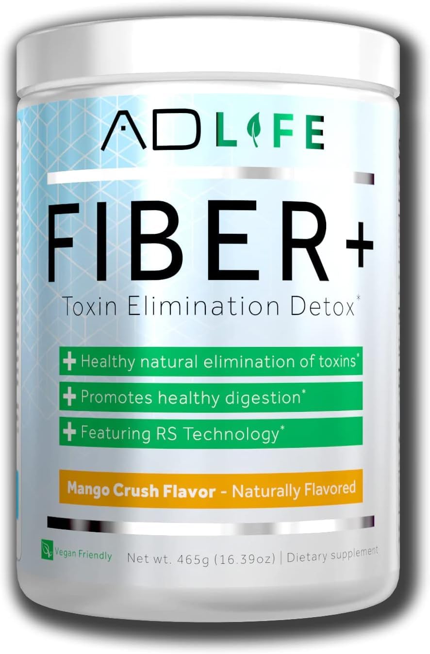 Project AD Fiber+ poudre végané mangue, soutien potentiel à l'absorption des nutriments.