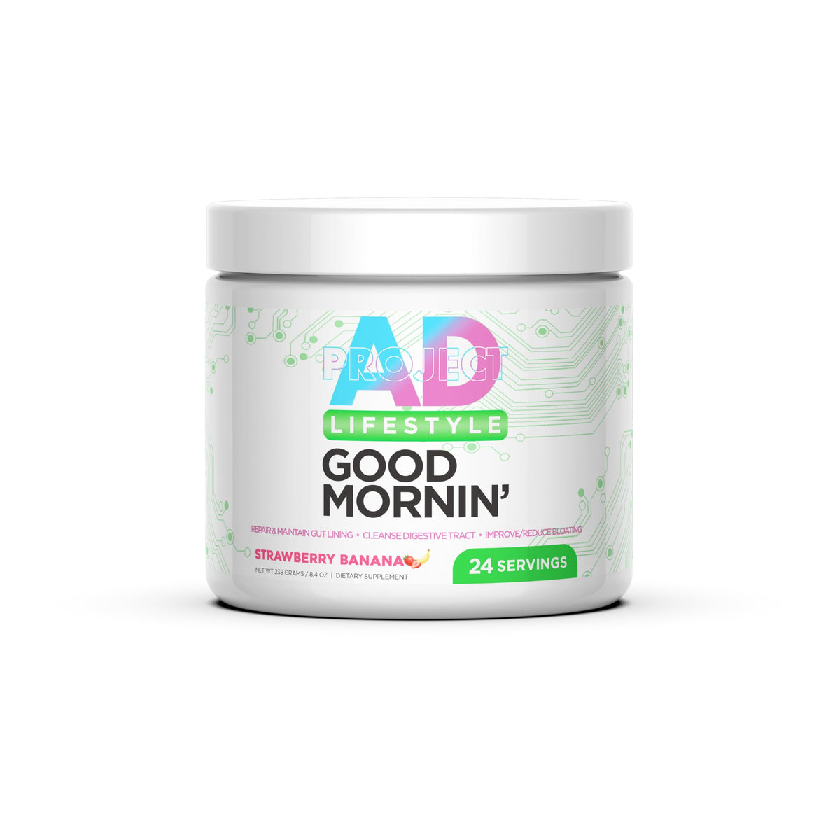 Project AD Life détox matin: bouteille prête à démarrer la journée