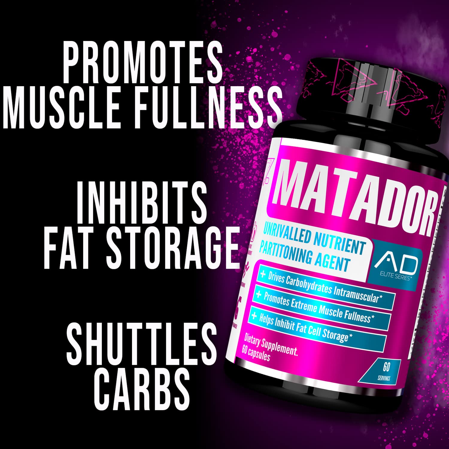 Matador PROJECT AD: bouteille arrière, étiquette détaillée et informations visibles.