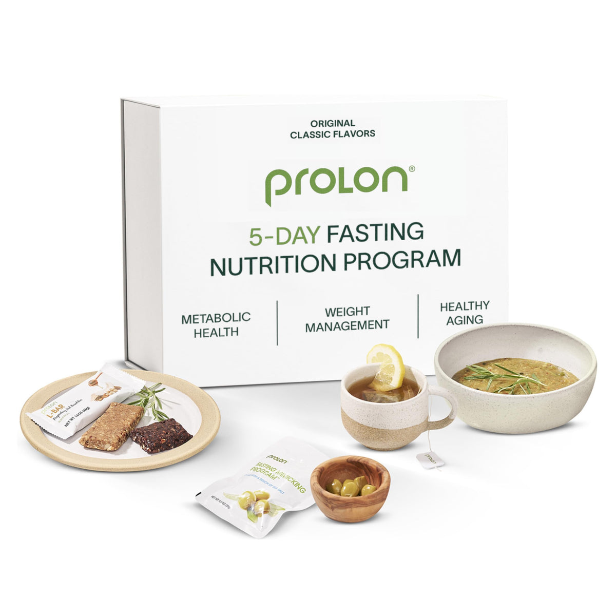 Prolon kit 5 jours : tout ce qu'il faut pour un programme de jeûne guidé à domicile.