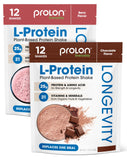 Prolon Protéine Végétale Chocolat, shake onctueux pour l'activité physique.
