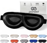 Masque PROMEED en soie Mulberry 23 momme, design 3D sans pression.