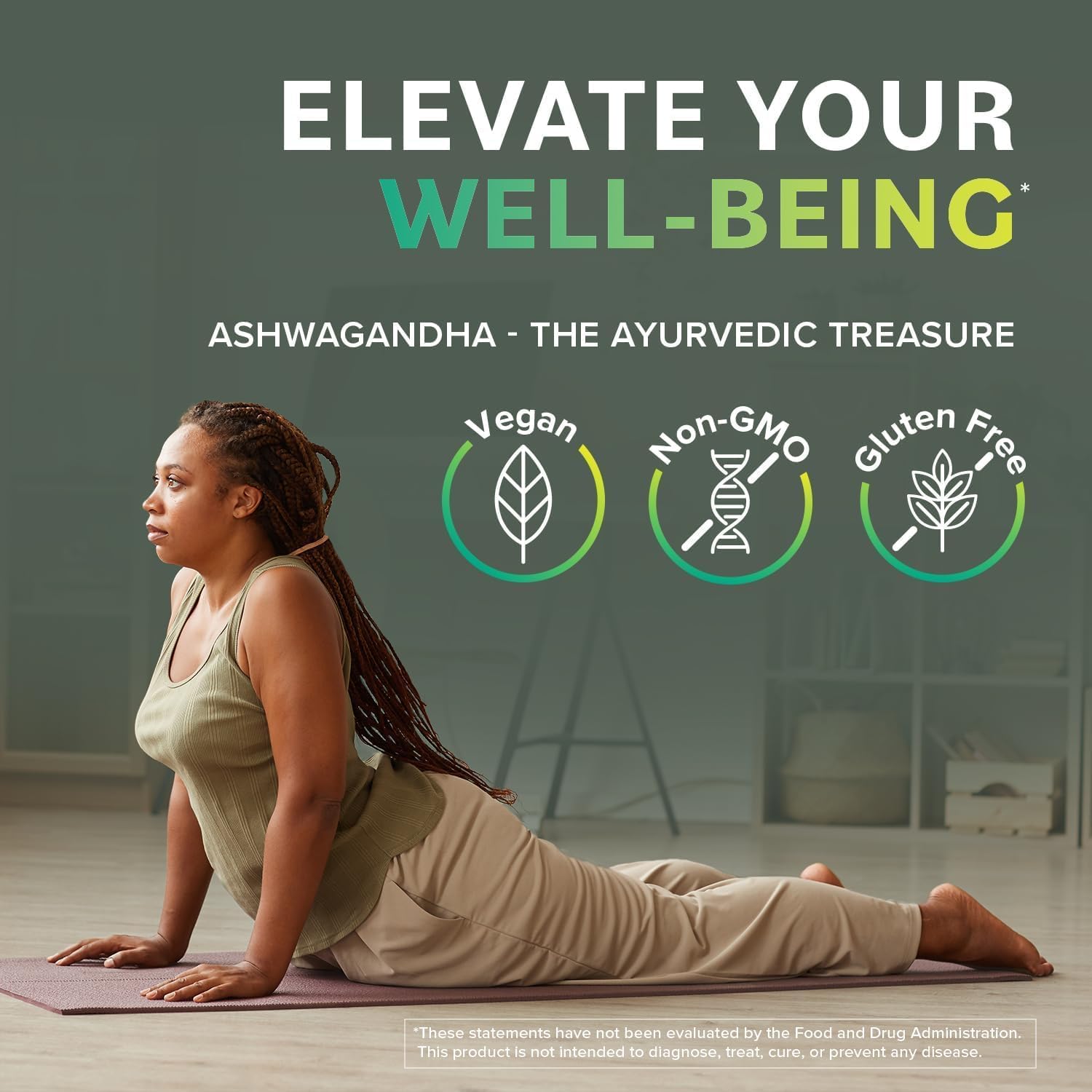 Prominent Nutrition Ashwagandha — dose quotidienne de 500 mg pour facilité.