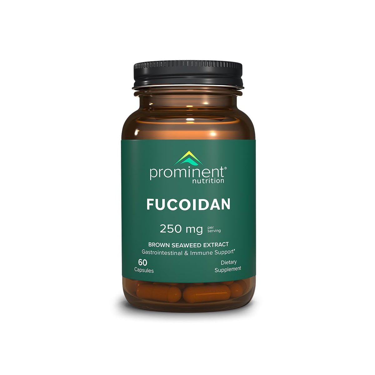 Prominent Nutrition Fucoidan Digestion-bouteille : soutien potentiel de la digestion et du bien-être intestinal.