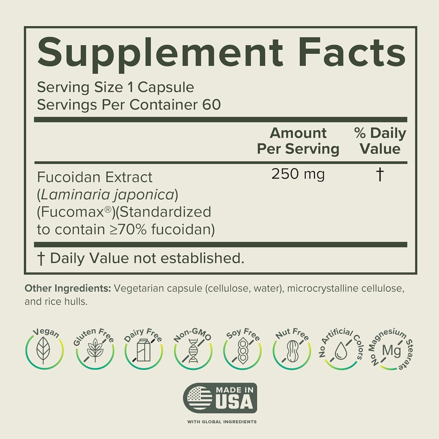 Prominent Nutrition Fucoidan Immunité-quotidienne : peut soutenir le système immunitaire quotidien.