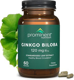 Prominent Nutrition Ginkgo Biloba, gelule, facile à avaler pour la routine quotidienne.