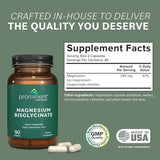 Prominent Nutrition Magnésium Bisglycinate Bouteille, présentation claire et pratique.