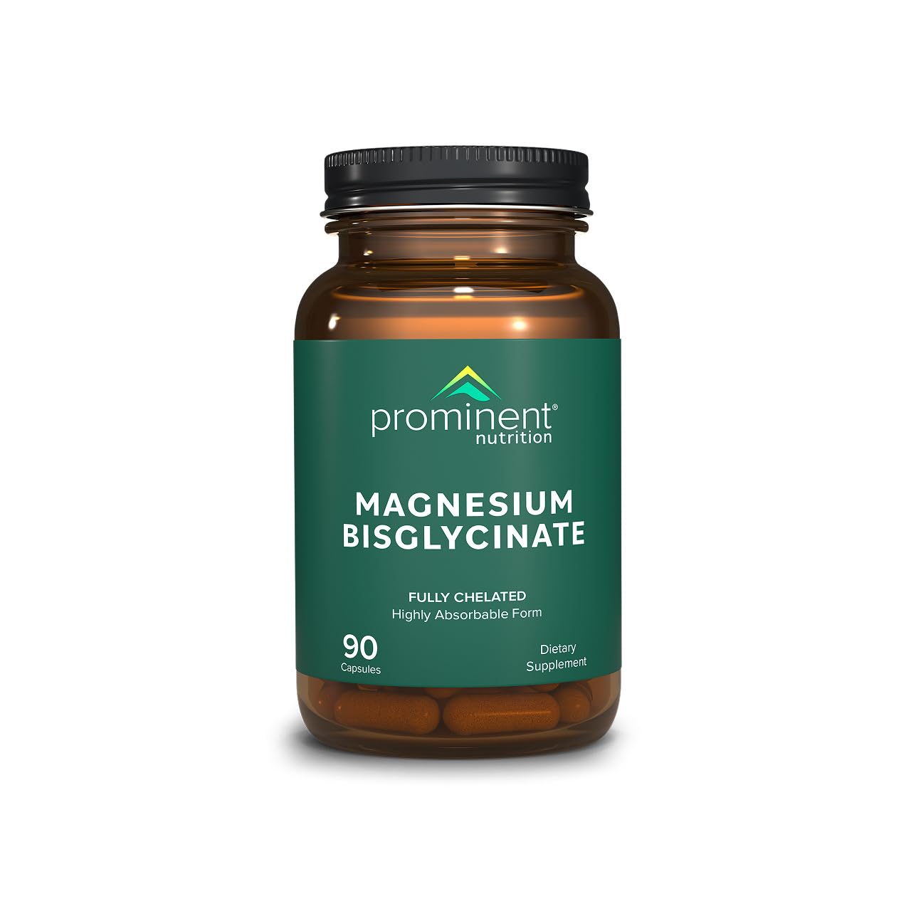 Prominent Nutrition Magnésium Bisglycinate Capsules, favorise relaxation et concentration.