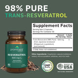 Prominent Nutrition Resveratrol – bouteille 2-pack, pratique pour votre routine quotidienne.