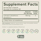 Prominent Nutrition S-acétyl L-glutathion, cognition et énergie, bénéfices potentiels