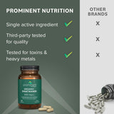 Prominent Nutrition Shatavari: capsule élégante incitant à une prise régulière et agréable.