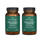 Prominent Nutrition Urolithin A + Fisetin – bouteille prête pour soutenir énergie et récupération.