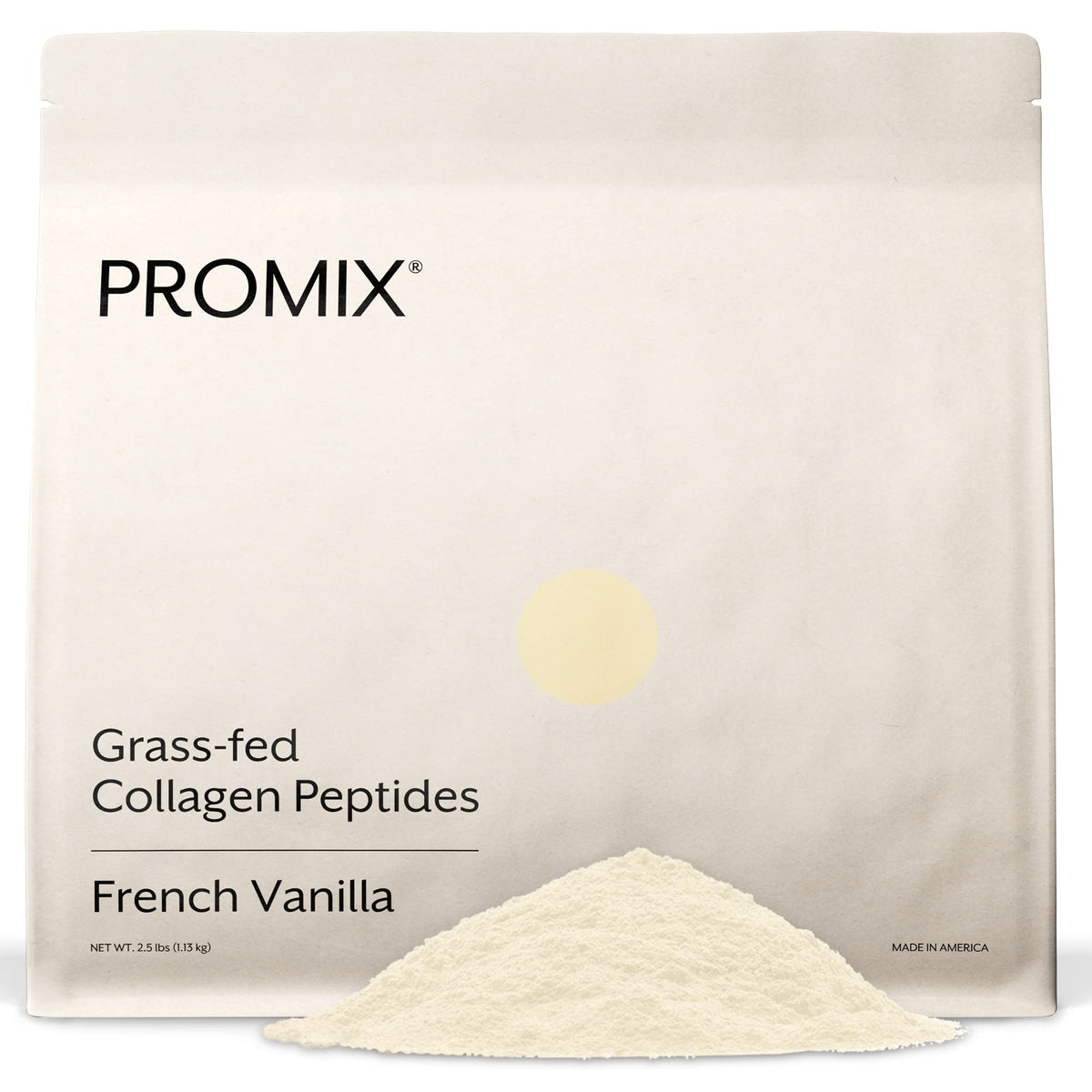 Promix Nutrition collagène hydrolysé en poudre, potentiel soutien peau et articulations.