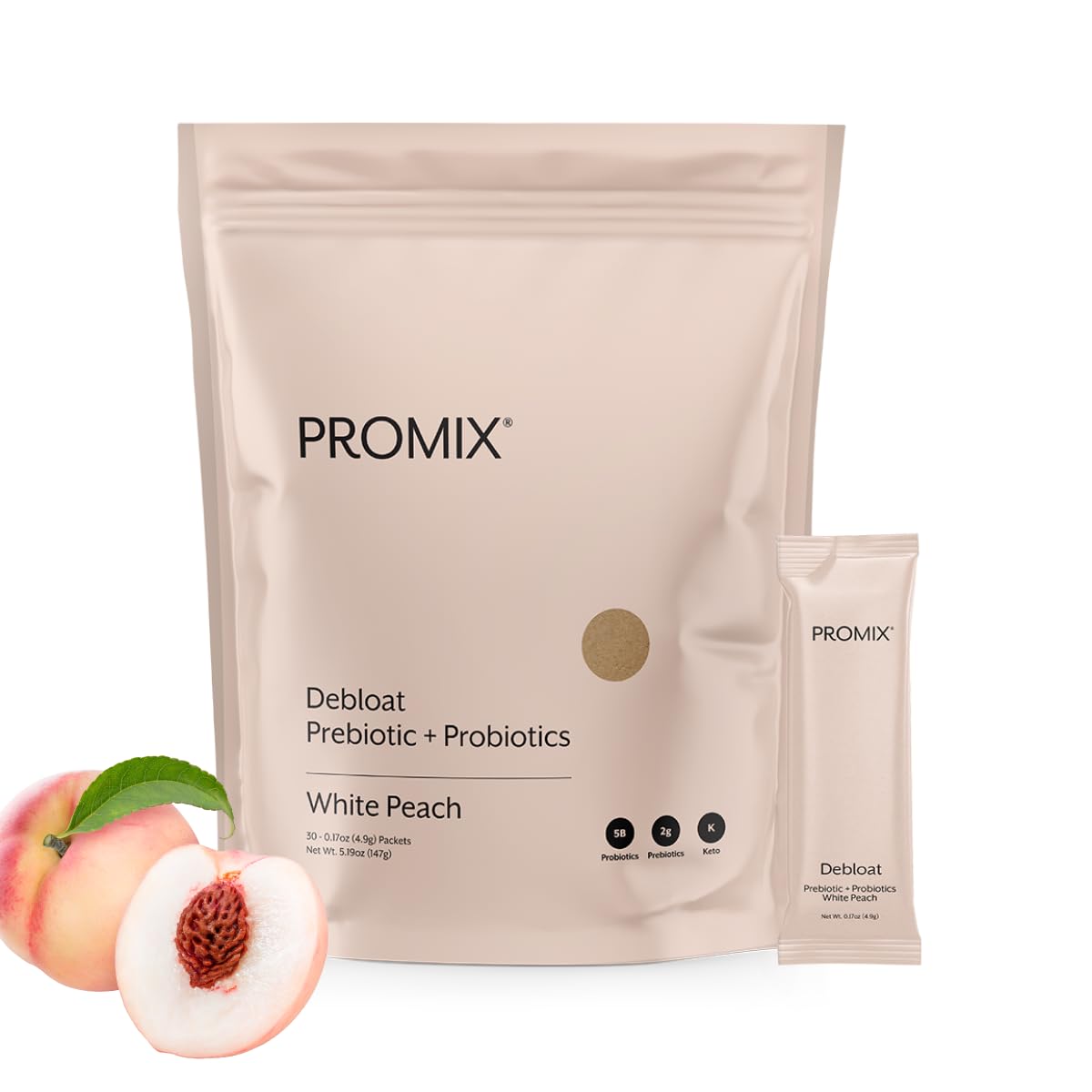 ProMix Nutrition Debloat – bouteille 30 portions, pratique à emporter pour une routine quotidienne.