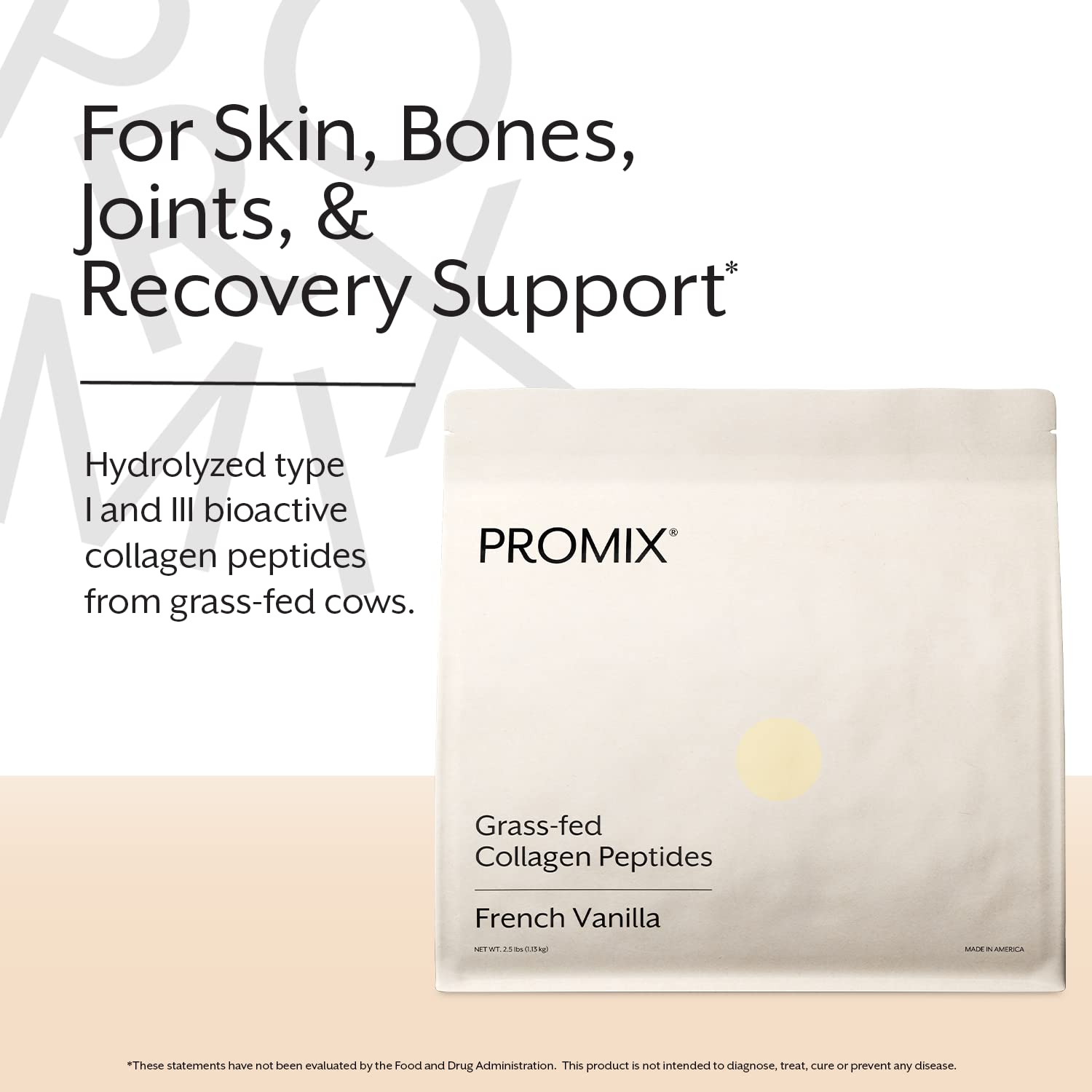 Promix Nutrition paquet 2,5 livres, source protéique pour utilisation régulière.