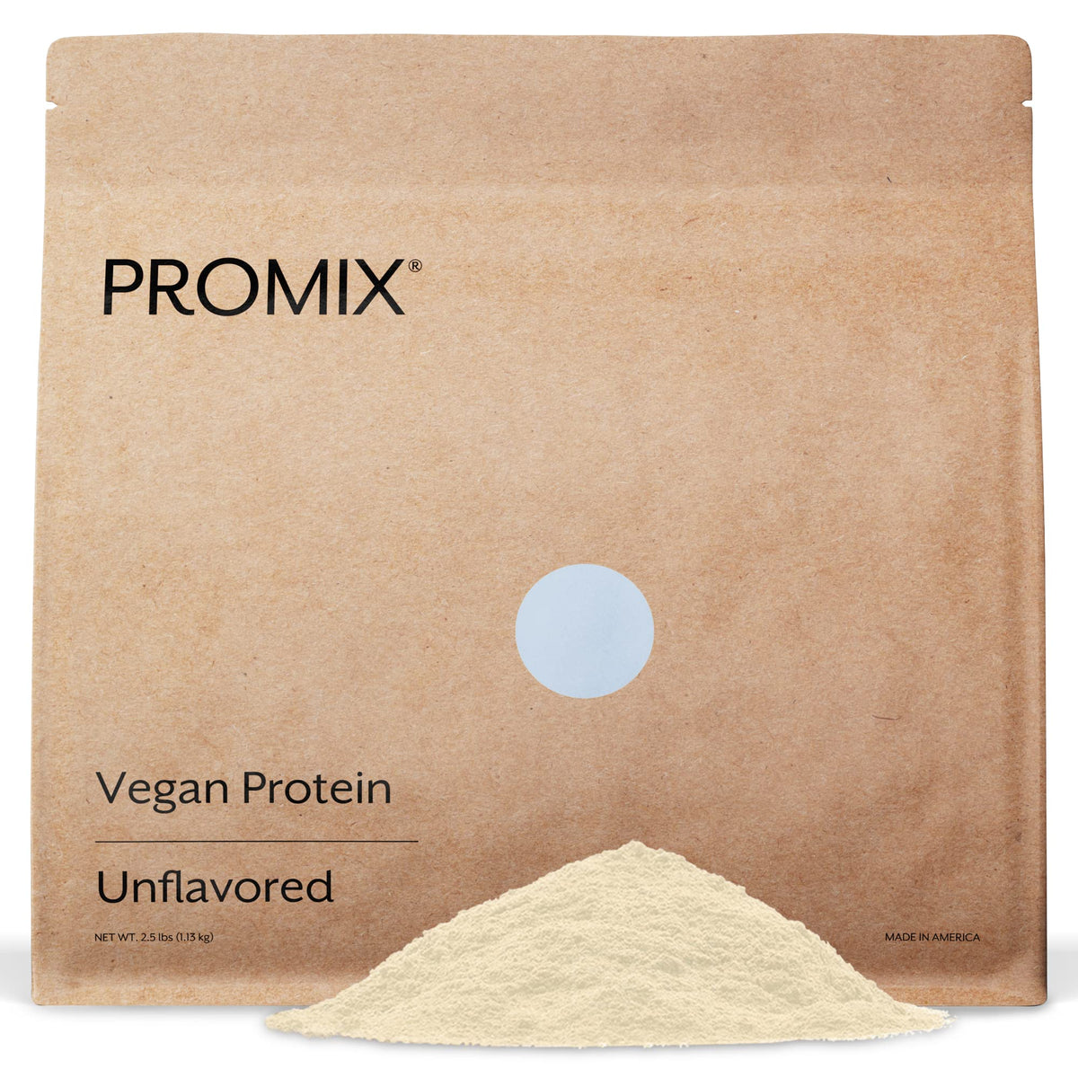 ProMix Nutrition protéine vegan sans arôme, idéale dans les shakes post-entraînement et smoothies.