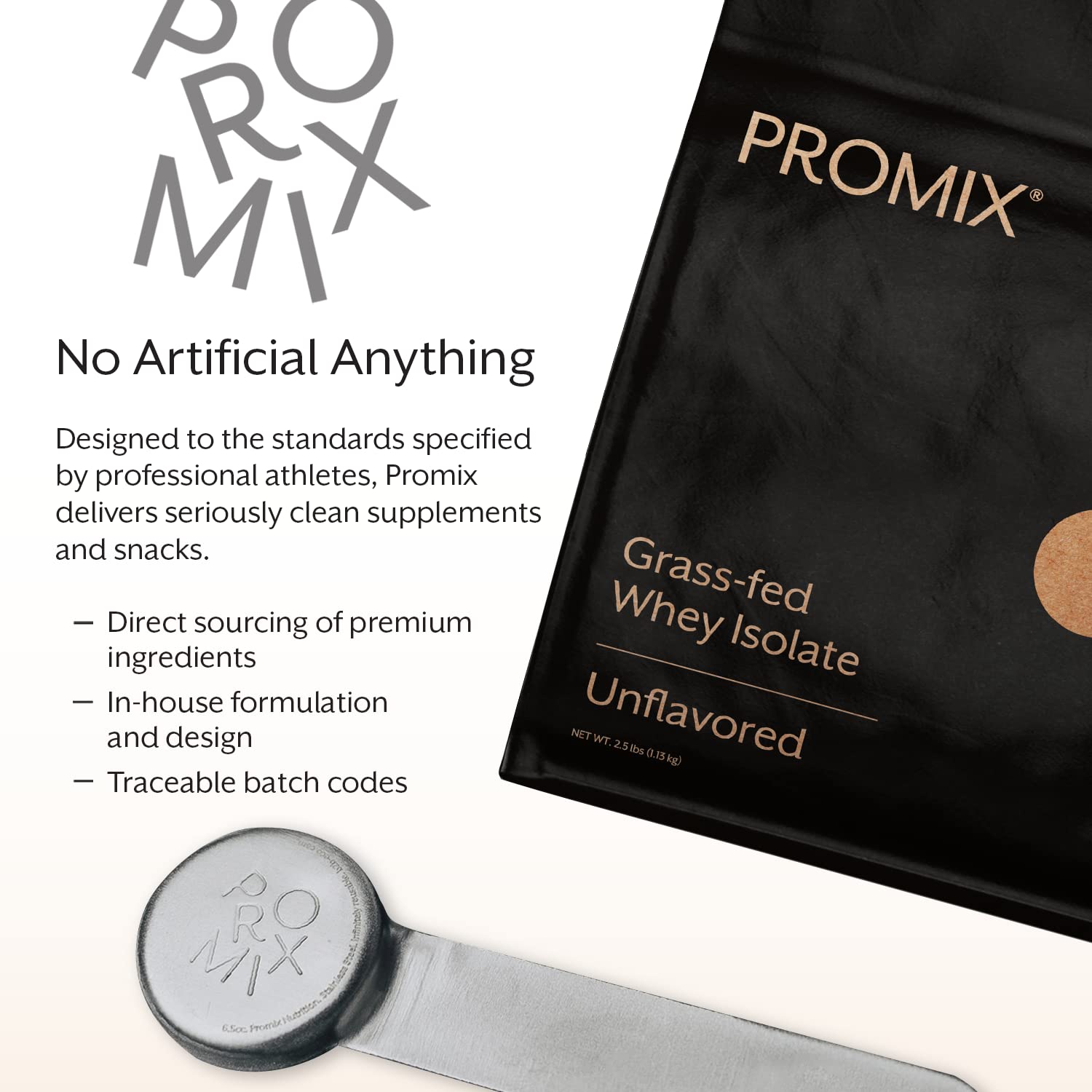ProMix Nutrition Whey Isolate : ingrédients propres et sans gluten