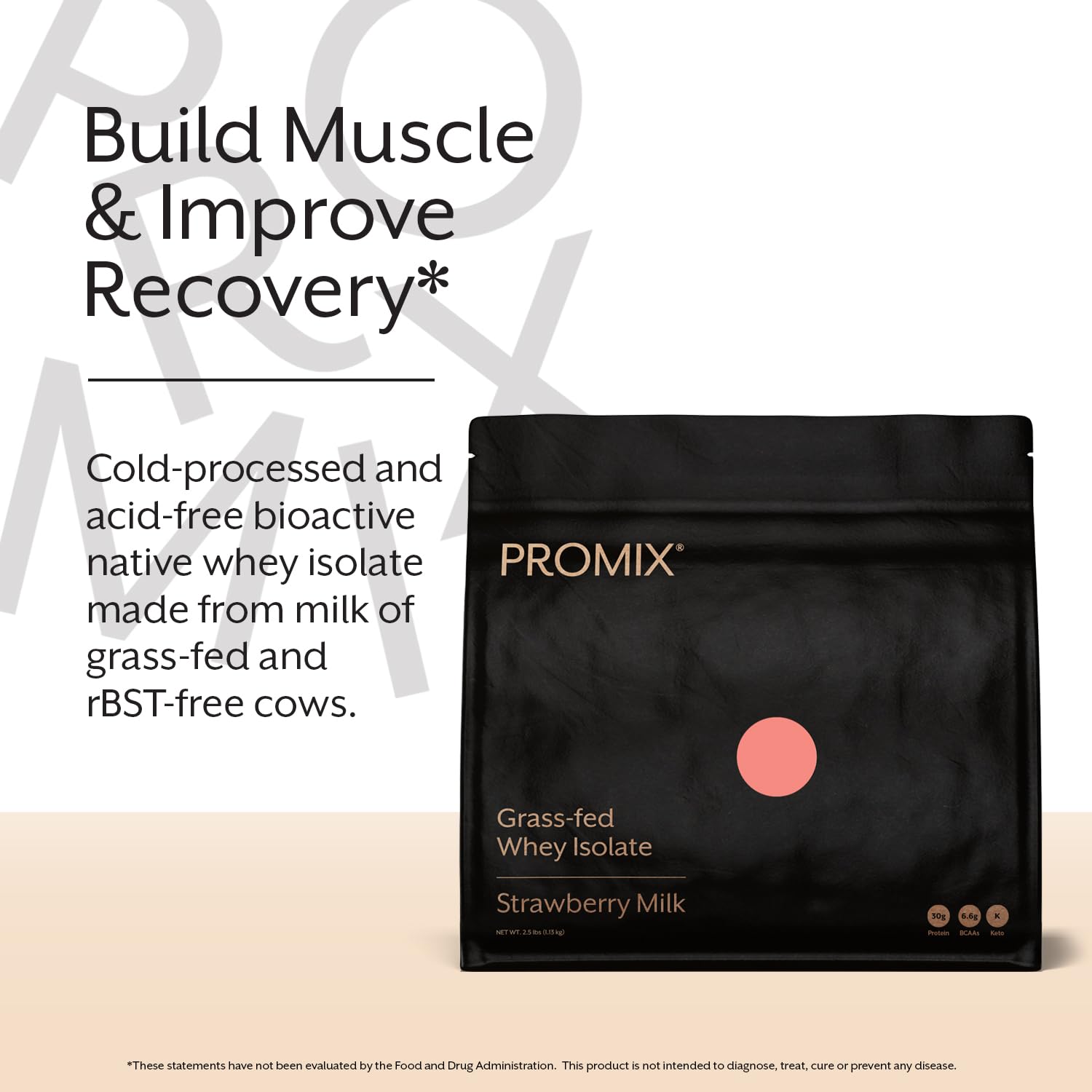 Promix Whey Isolate Texture Crémeuse: texture onctueuse idéale après l'entraînement