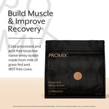 ProMix Nutrition Whey Isolate : vaches nourries à l’herbe, base naturelle et riche en protéines