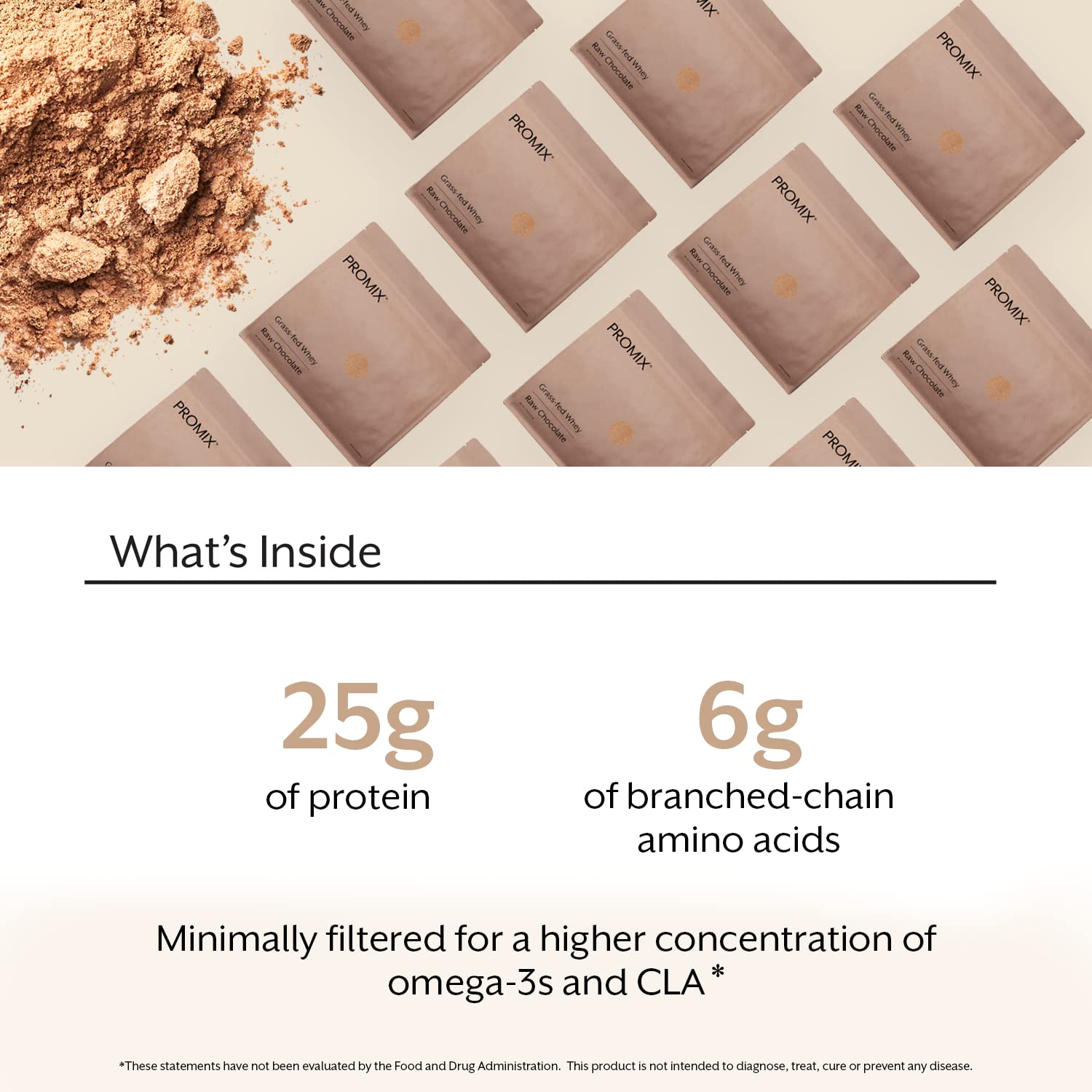 Verre de boisson protéinée chocolatée ProMix Nutrition prête après l’entraînement