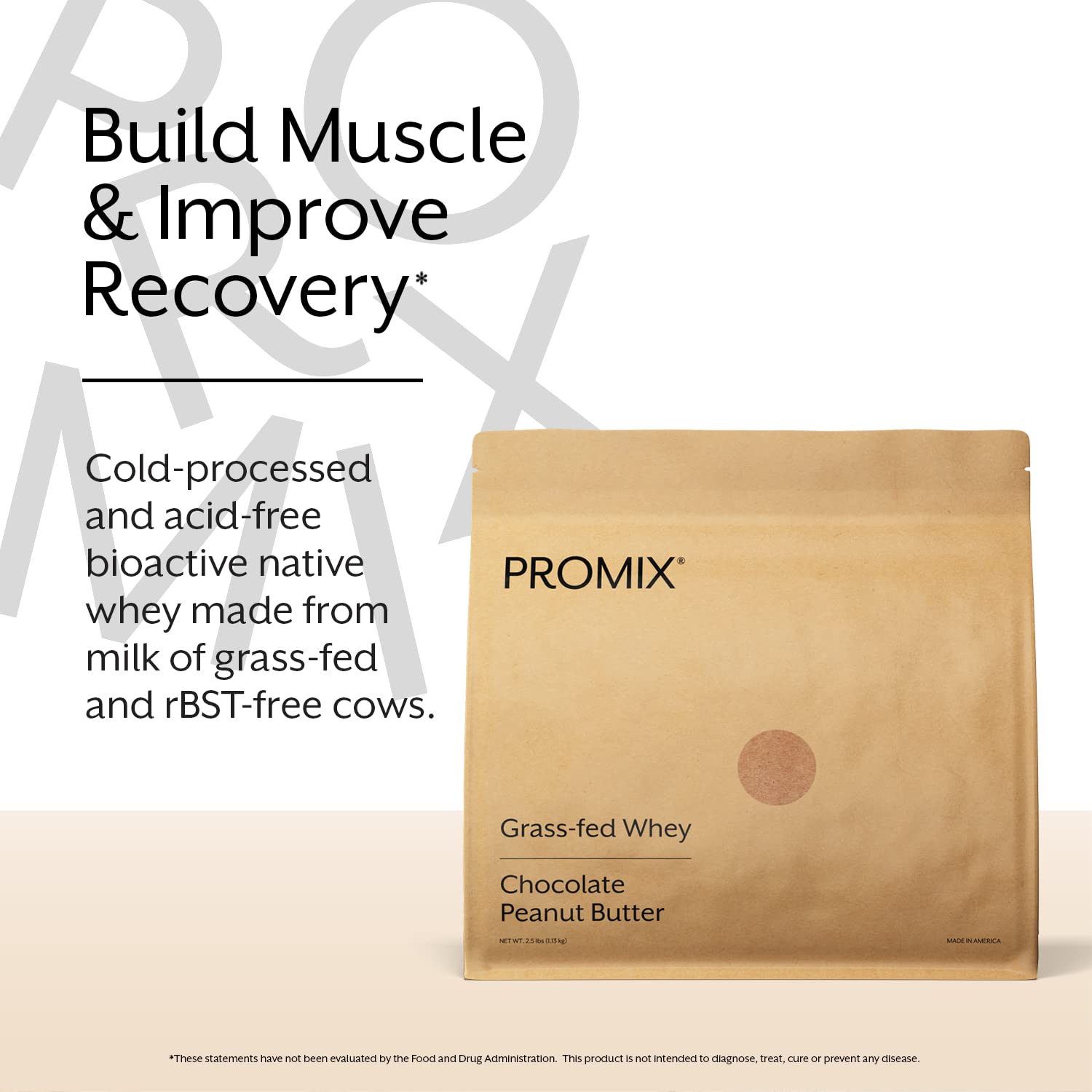 Shake whey Promix Nutrition chocolat cacahuète dans un verre après l'entraînement.