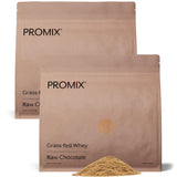 Poudre ProMix Whey Protein Chocolat Cru prête à être mélangée pour un shake post-entraînement