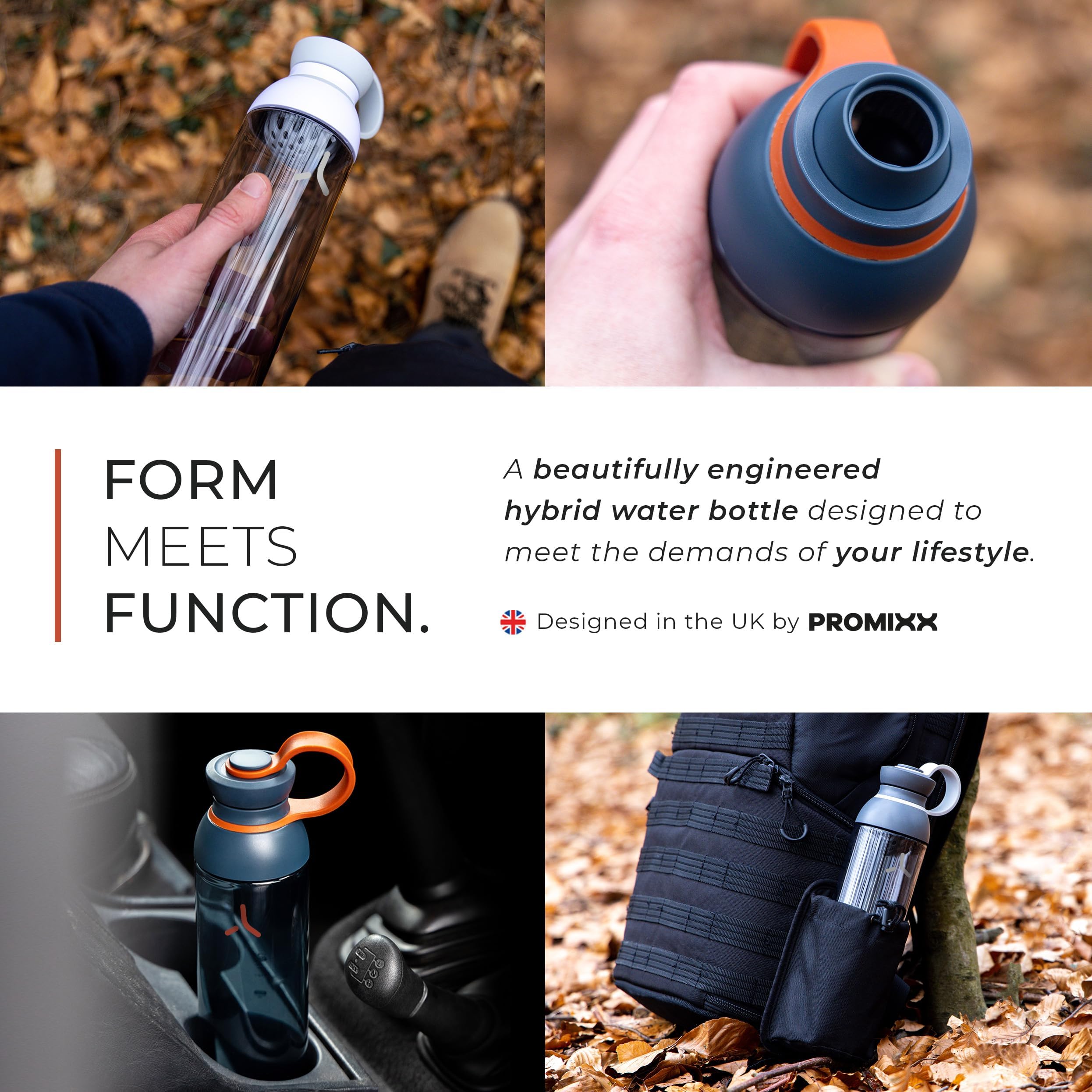 Promixx FORM couvercle étanche avec anse pour transport sécurisé.