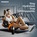 Promixx Hydratation en voyage, bouteille fiable en déplacement.