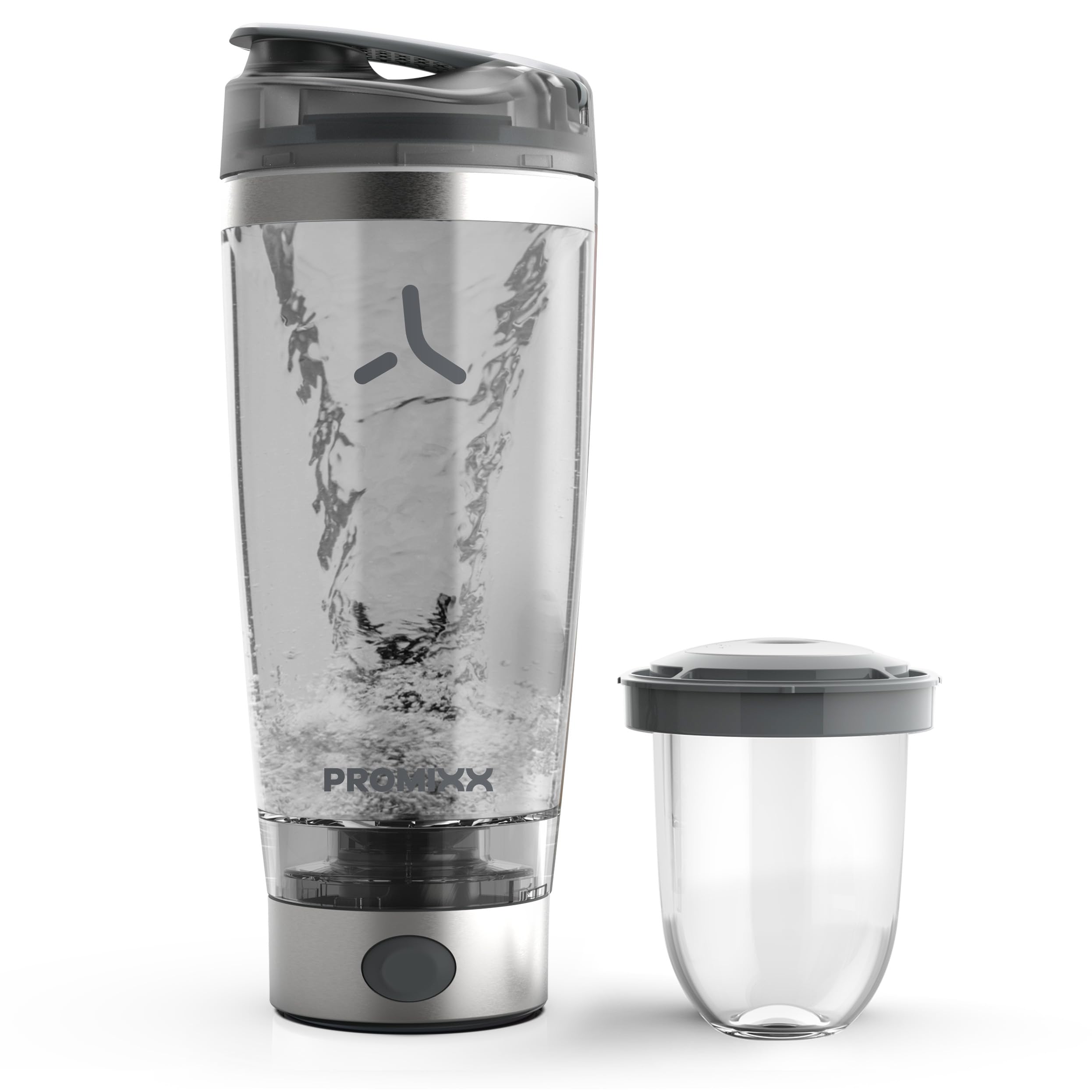 Promixx Pro – bouteille durable sans BPA, facile à nettoyer.