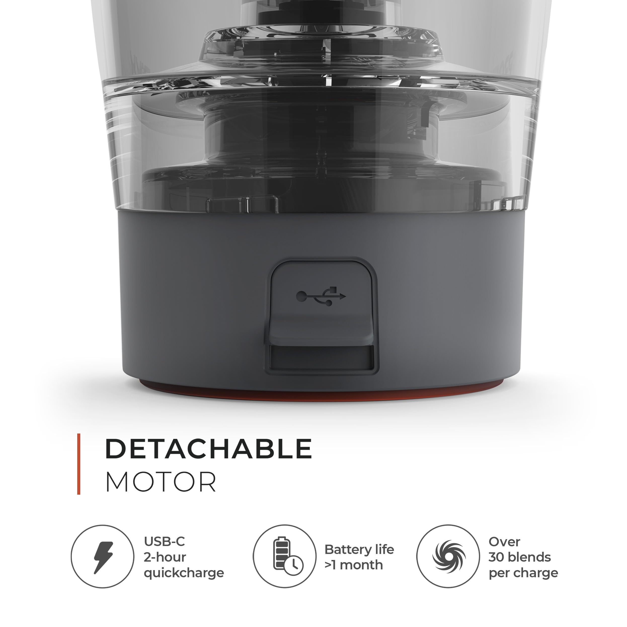Design Graphite Gris du Promixx PRO Shaker