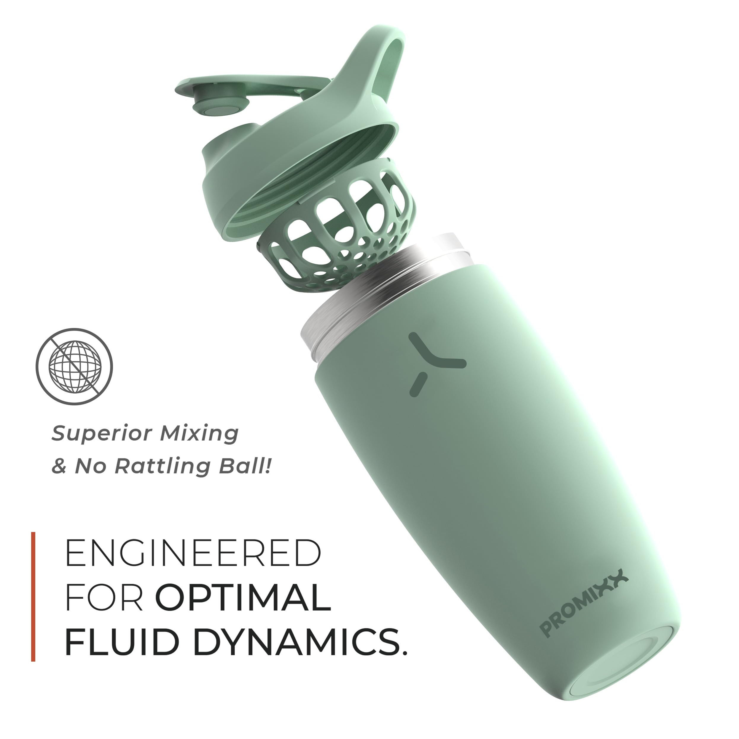 Promixx Pursuit, finition acier inoxydable résistante et durable.