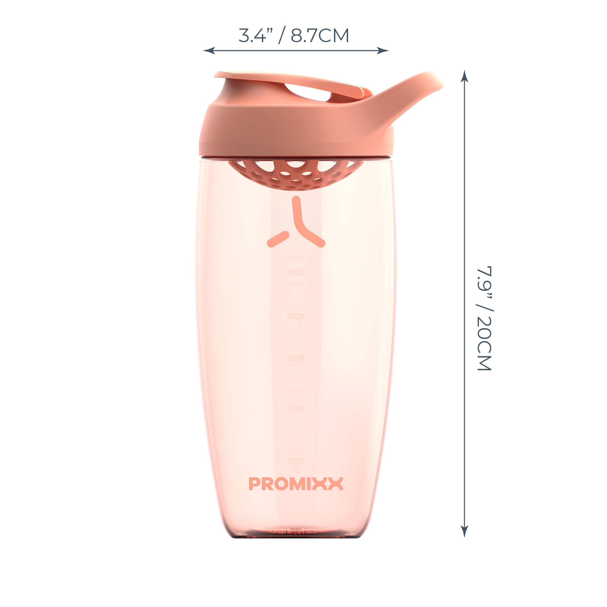 Promixx Pursuit – capacité 24oz adaptée pour protéines et smoothies quotidiens