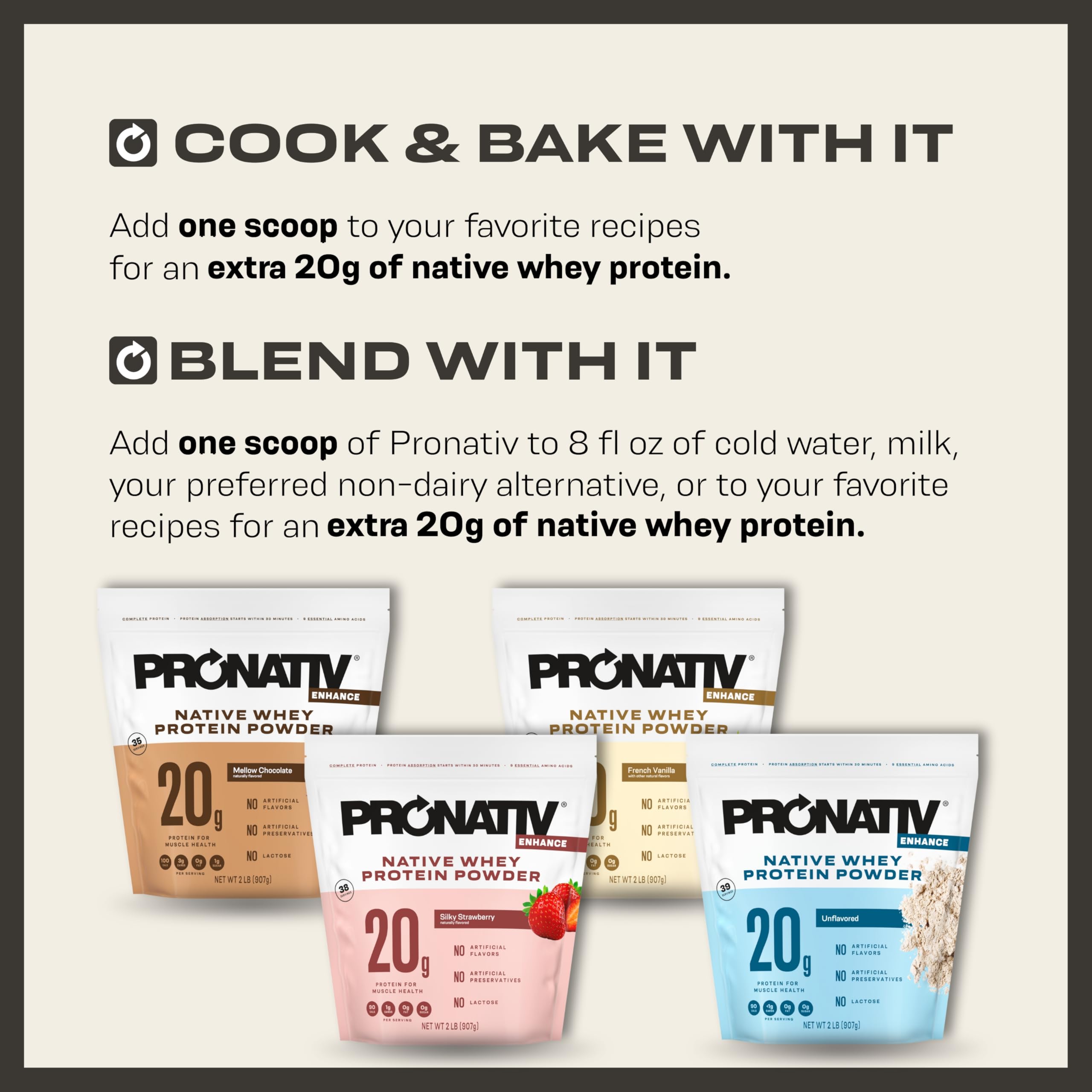 Origine ferme Idaho-Oregon Pronativ whey native, production locale et transparente