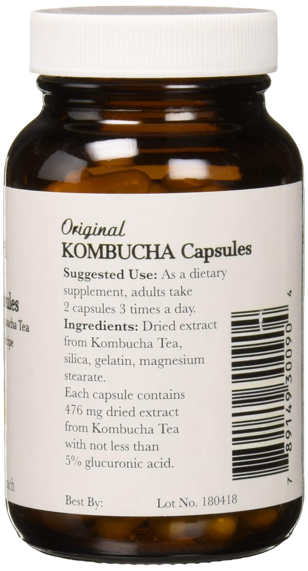 Pronatura Kombucha capsules – emballage clair facilitant l’identification des informations.