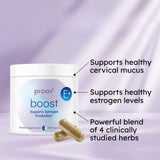 Proov Boost – gros plan sur les capsules et leurs huiles bénéfiques.