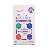 Proov coffret avec tests LH pour repérer les jours fertiles.