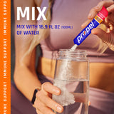 Propel Immunité Poudre Emballage Boite, rangement pratique.