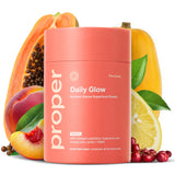 Proper Coraux Daily Glow bouteille, éclat naturel grâce au mélange beauté.
