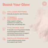 Proper Coraux Daily Glow sachets-emportables, facilement transportable en déplacement.