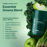 Proper Greens: antioxydants naturels issus de légumes verts variés