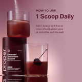 Proper Les Purples — mélange doux facilitant l'absorption des nutriments.