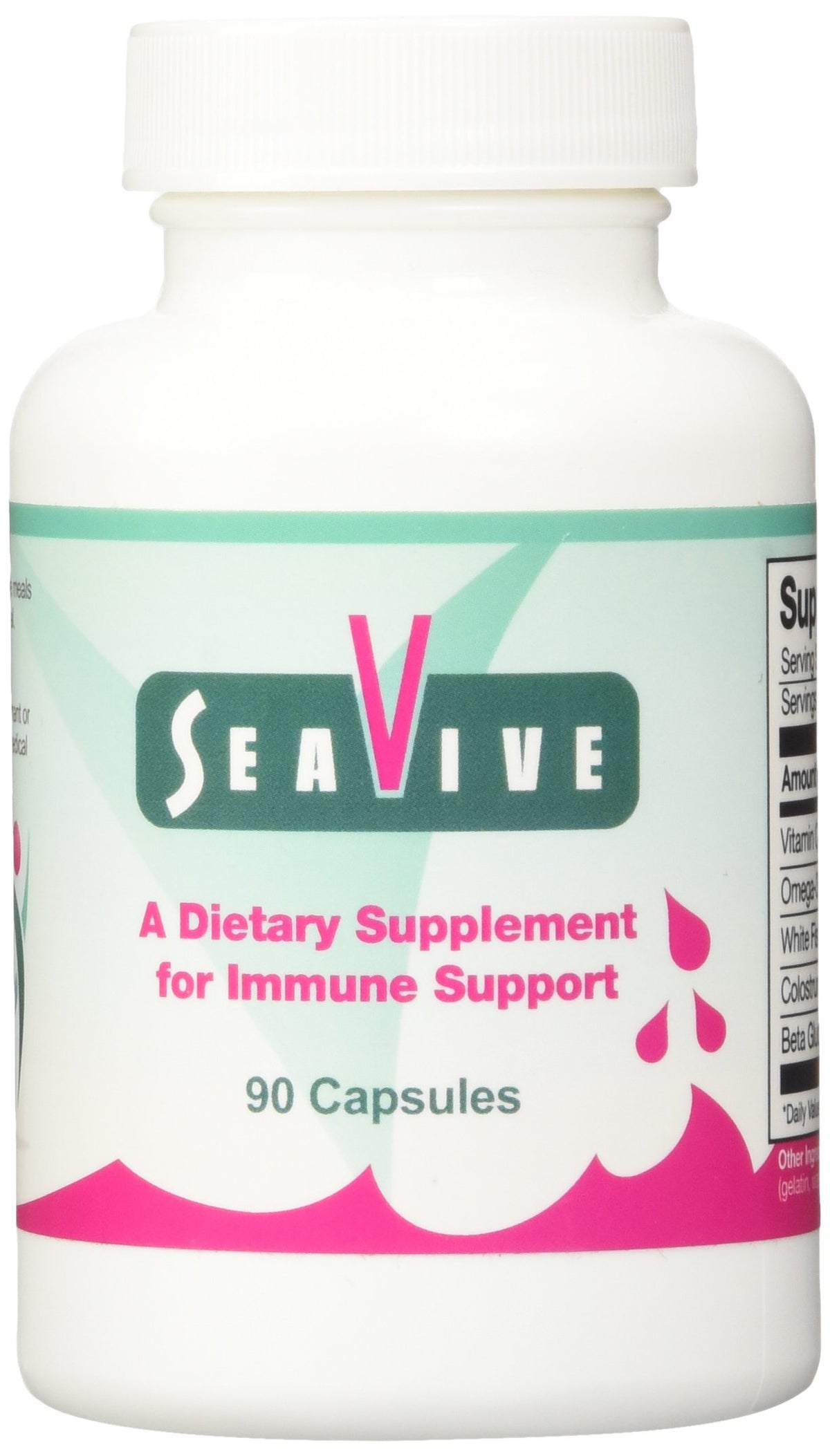 SeaVive de Proper Nutrition dans la bouteille de capsules pour le soutien immunitaire quotidien.