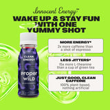 Proper Wild Energy Shot: lot de 6 bouteilles faciles à emporter