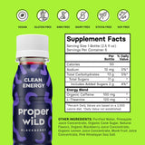 Proper Wild Energy Shot: théanine L pour concentration calme et clarté
